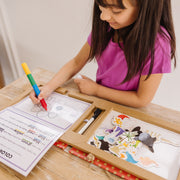 Natural Play: Play, Draw, Create Reusable Drawing & Magnet Kit – Dinosaurs I7