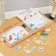 Natural Play: Play, Draw, Create Reusable Drawing & Magnet Kit – Dinosaurs I7