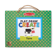 Natural Play: Play, Draw, Create Reusable Drawing & Magnet Kit – Farm M4