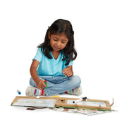 Natural Play: Play, Draw, Create Reusable Drawing & Magnet Kit – Farm M4