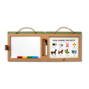 Natural Play: Play, Draw, Create Reusable Drawing & Magnet Kit – Farm M4