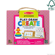 Natural Play: Play, Draw, Create Reusable Drawing & Magnet Kit – Princesses R5