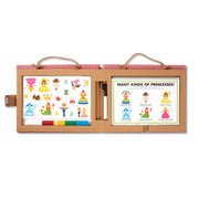 Natural Play: Play, Draw, Create Reusable Drawing & Magnet Kit – Princesses R5
