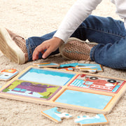 Natural Play Wooden Puzzle: Ready, Set, Go B1