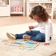 Natural Play Wooden Puzzle: Ready, Set, Go B1