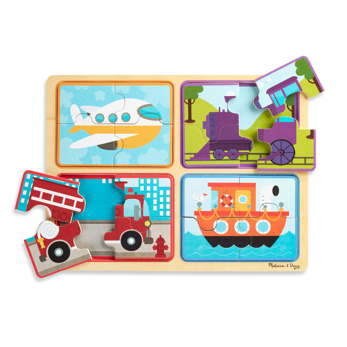 Natural Play Wooden Puzzle: Ready, Set, Go Z1