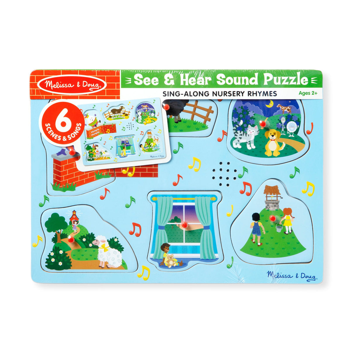 Nursery Rhymes 2 Sound Puzzle - 6 PIeces N0