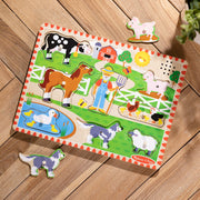 Old MacDonald's Farm Song Puzzle - 8 Pieces M2