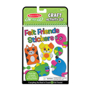 On-the-Go Felt Friends Stickers Craft Activity Set V3