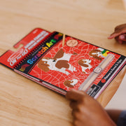 On the Go Scratch Art Color Reveal Pad - Animal Families T7
