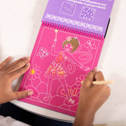 On the Go Scratch Art Color Reveal Pad - Fairy Tales Q0