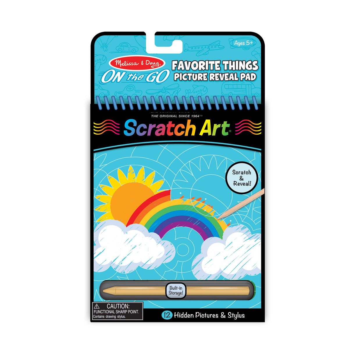On the Go Scratch Art Picture Reveal Pad - Favorite Things G9