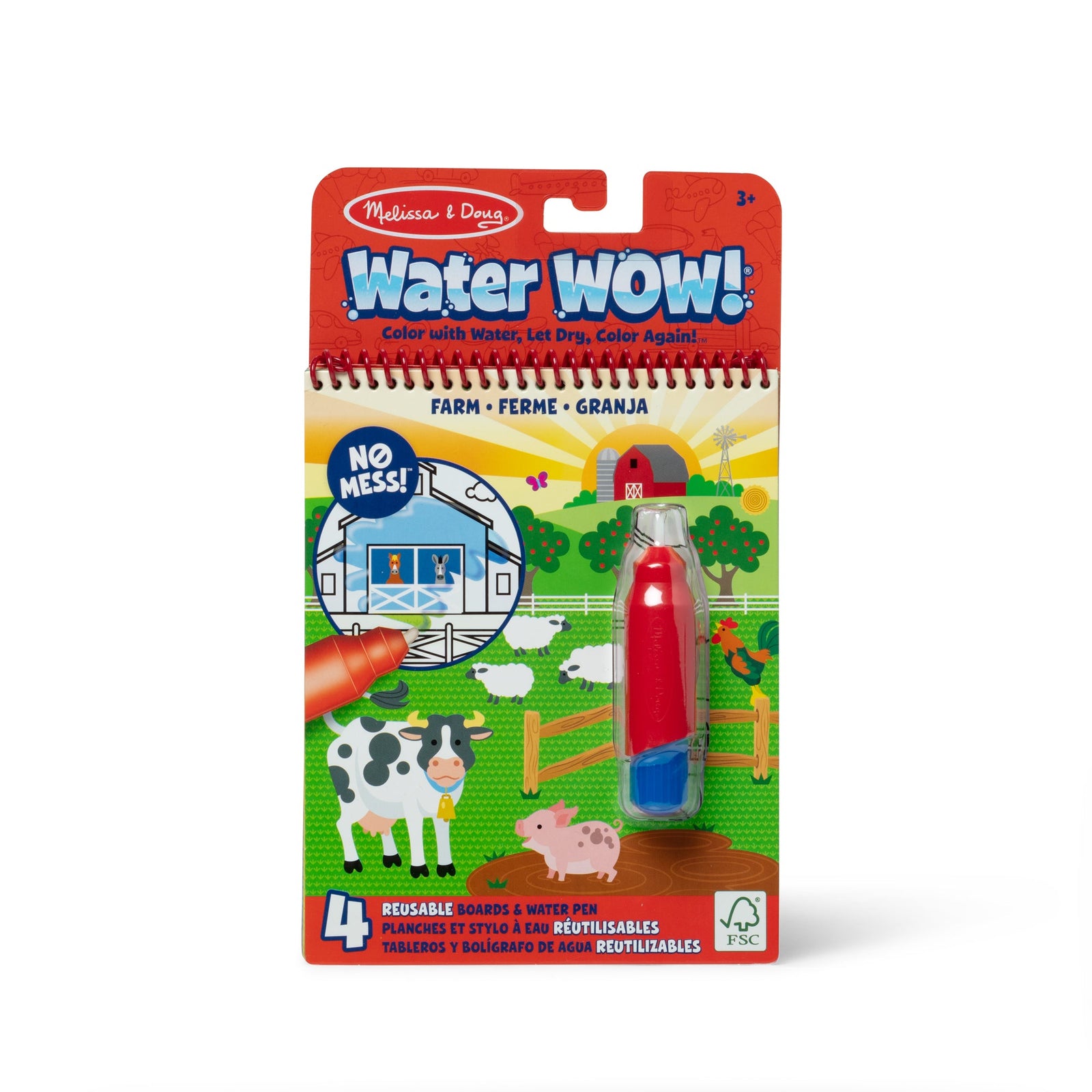 On the Go Water WOW! Color Reveal Pad - Farm C2