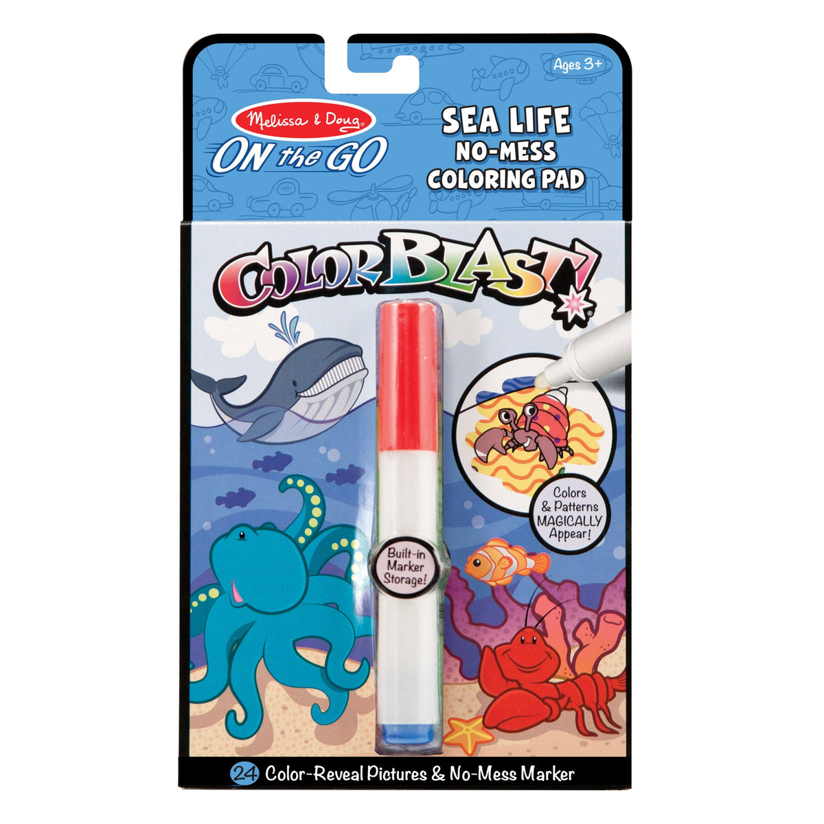 On the Go™ ColorBlast Color Reveal Pad – Sea Life I7