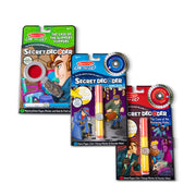 On the Go™ Secret Decoder Activity Books 3-Pack: Slippery Flippers, Runaway Ruby, Game Book M0