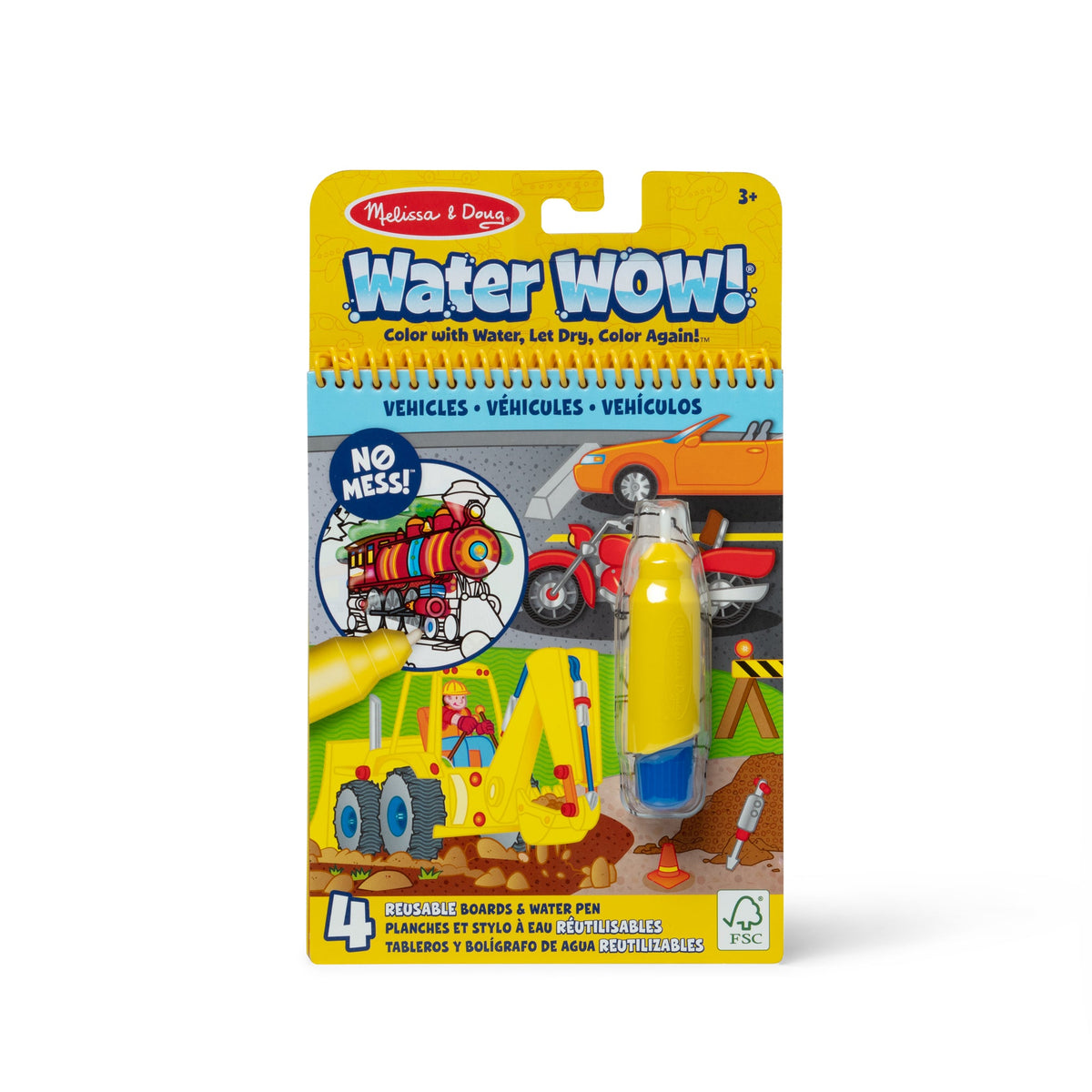 On the Go™ Water WOW!® Water Reveal Pad – Vehicles Z2