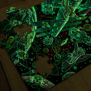 Outer Space Glow-in-the-Dark Floor Puzzle – 48 Pieces D6