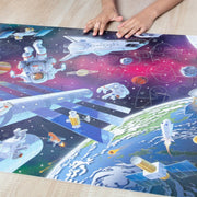 Outer Space Glow-in-the-Dark Floor Puzzle – 48 Pieces D6