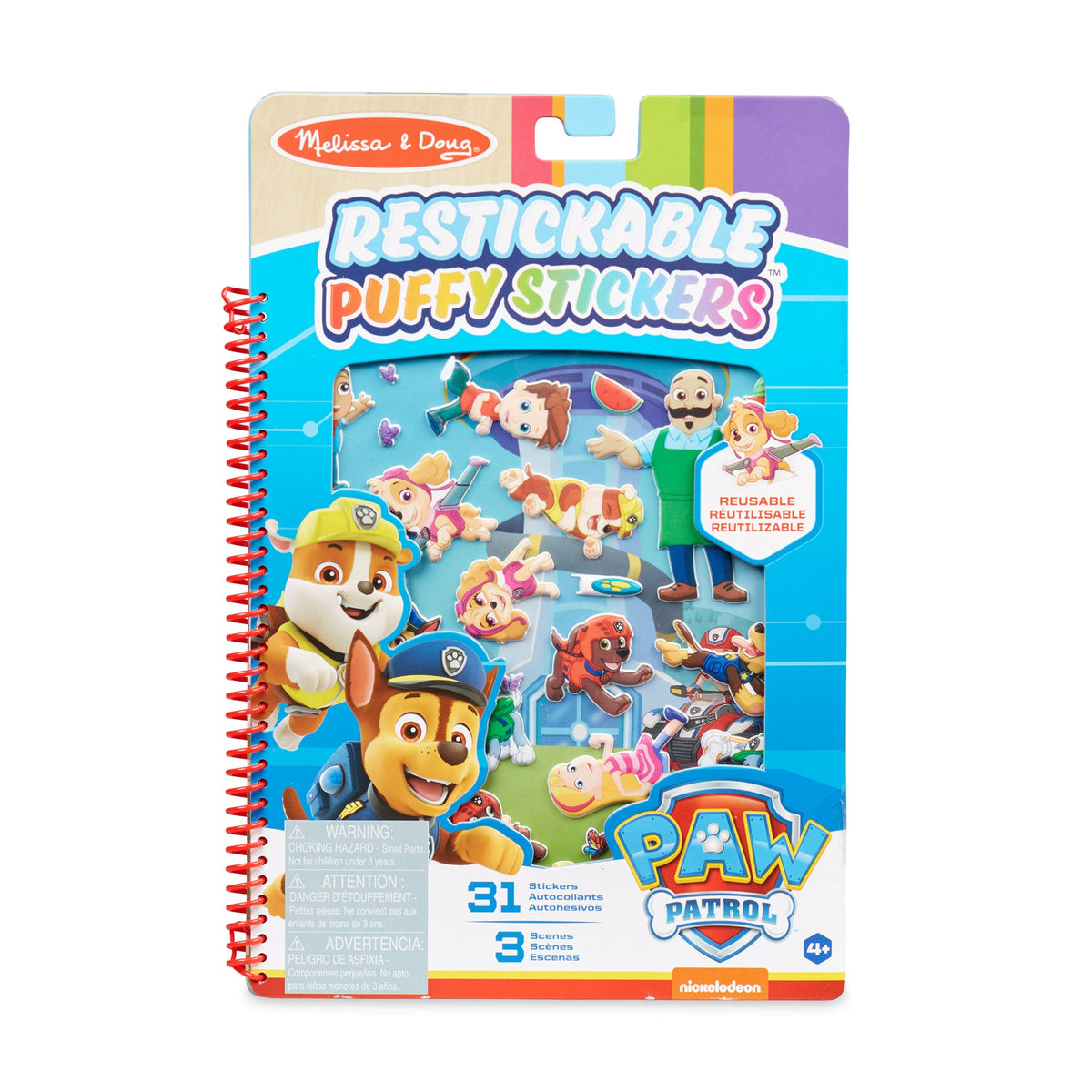 PAW Patrol Restickable Puffy Stickers - Adventure Bay P5
