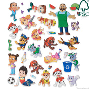 PAW Patrol Restickable Puffy Stickers - Adventure Bay T0