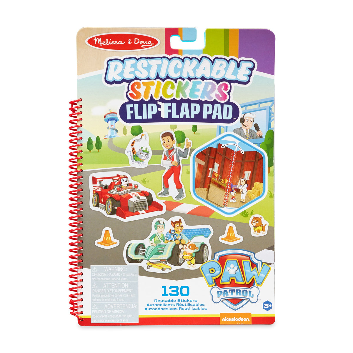 PAW Patrol Restickable Stickers Flip-Flap Pad - Classic Missions G5