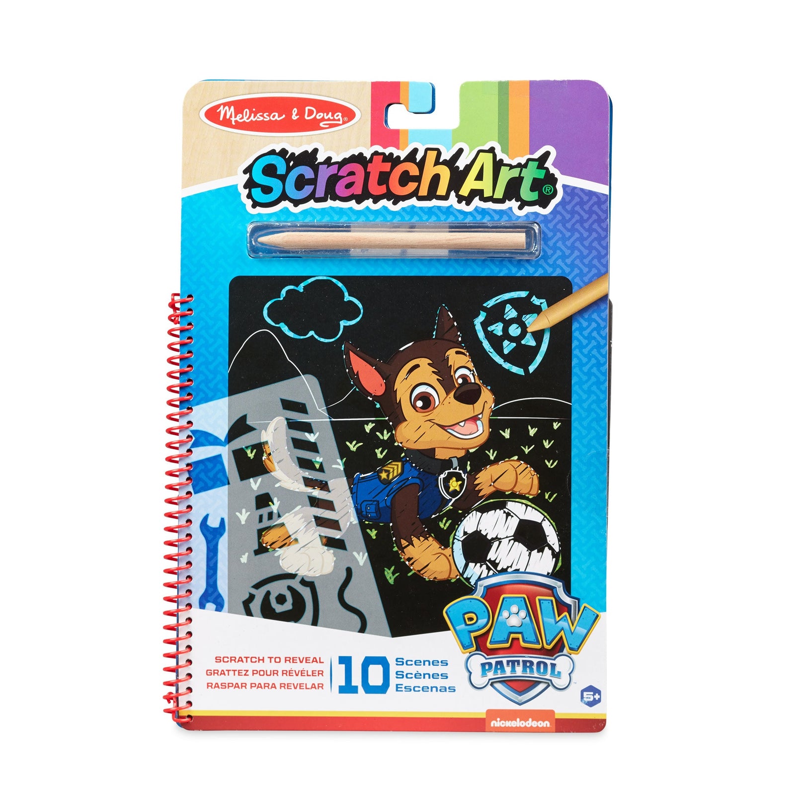 PAW Patrol Scratch Art Pad - Chase C5