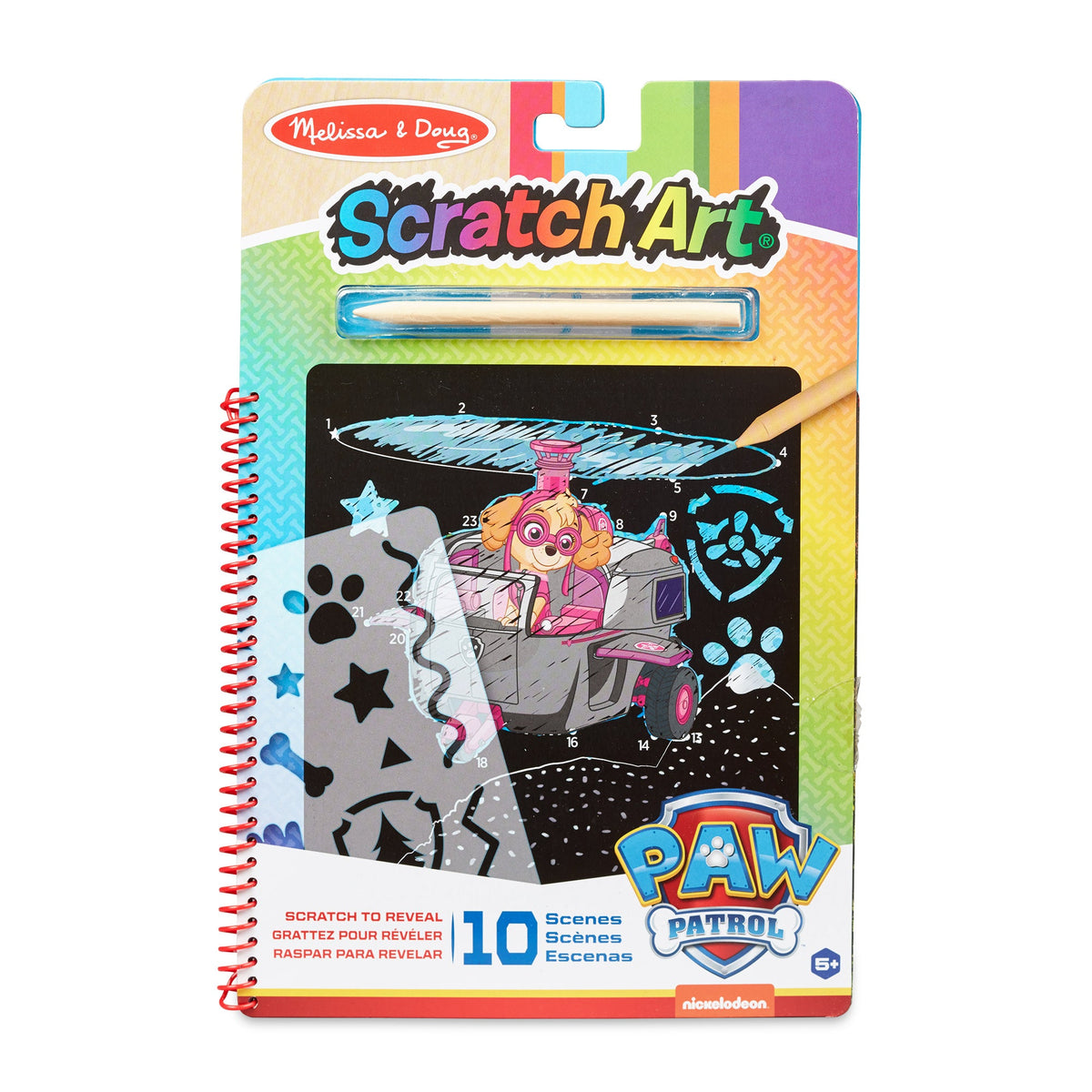 PAW Patrol Scratch Art Pad - Skye H8