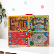 PAW Patrol Wooden 4-in-1 Magnetic Wand Maze Board D0