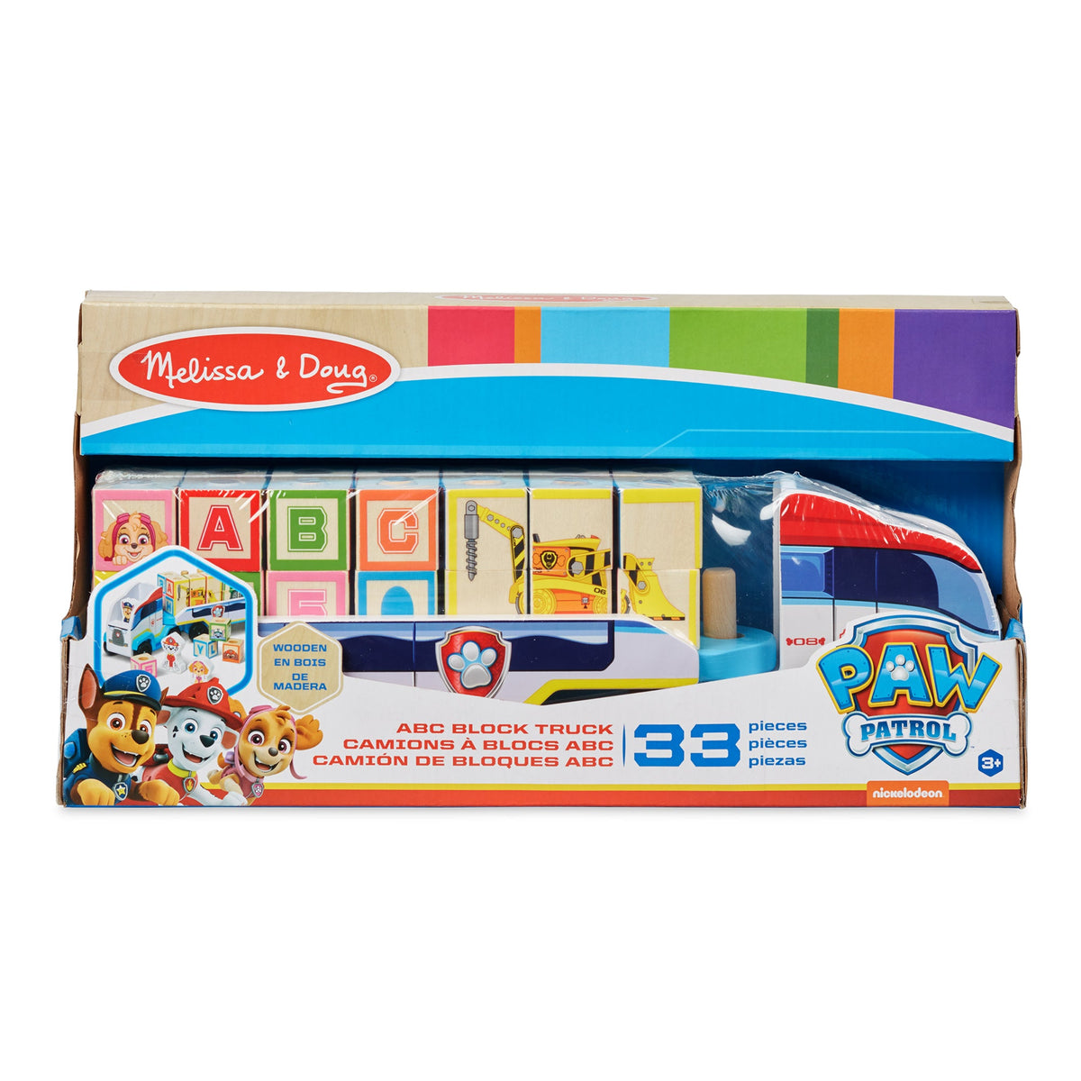 PAW Patrol Wooden ABC Block Truck V5