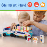 PAW Patrol Wooden ABC Block Truck Z1