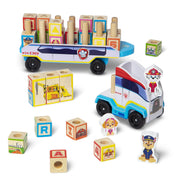 PAW Patrol Wooden ABC Block Truck Z1