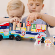 PAW Patrol Wooden ABC Block Truck Z1