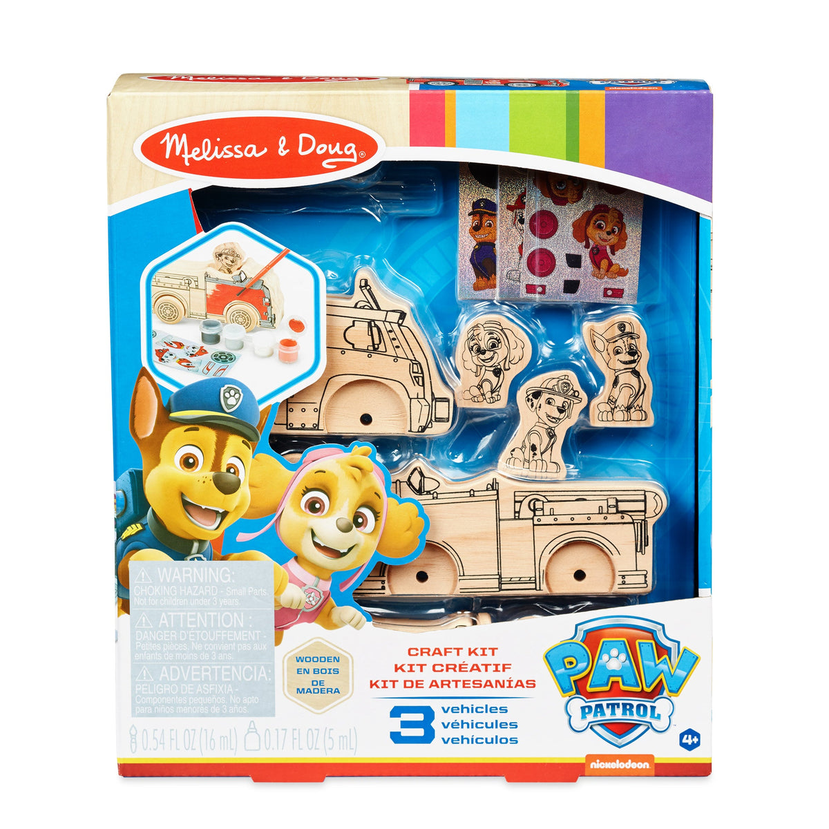 PAW Patrol Wooden Craft Kit - Vehicles L1