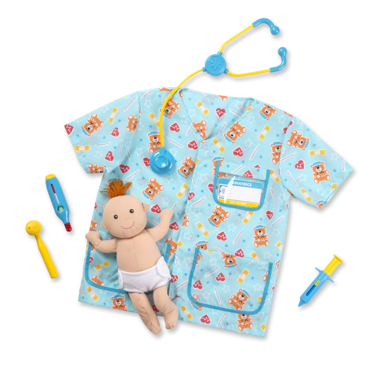 Pediatric Nurse Role Play Costume Set S6
