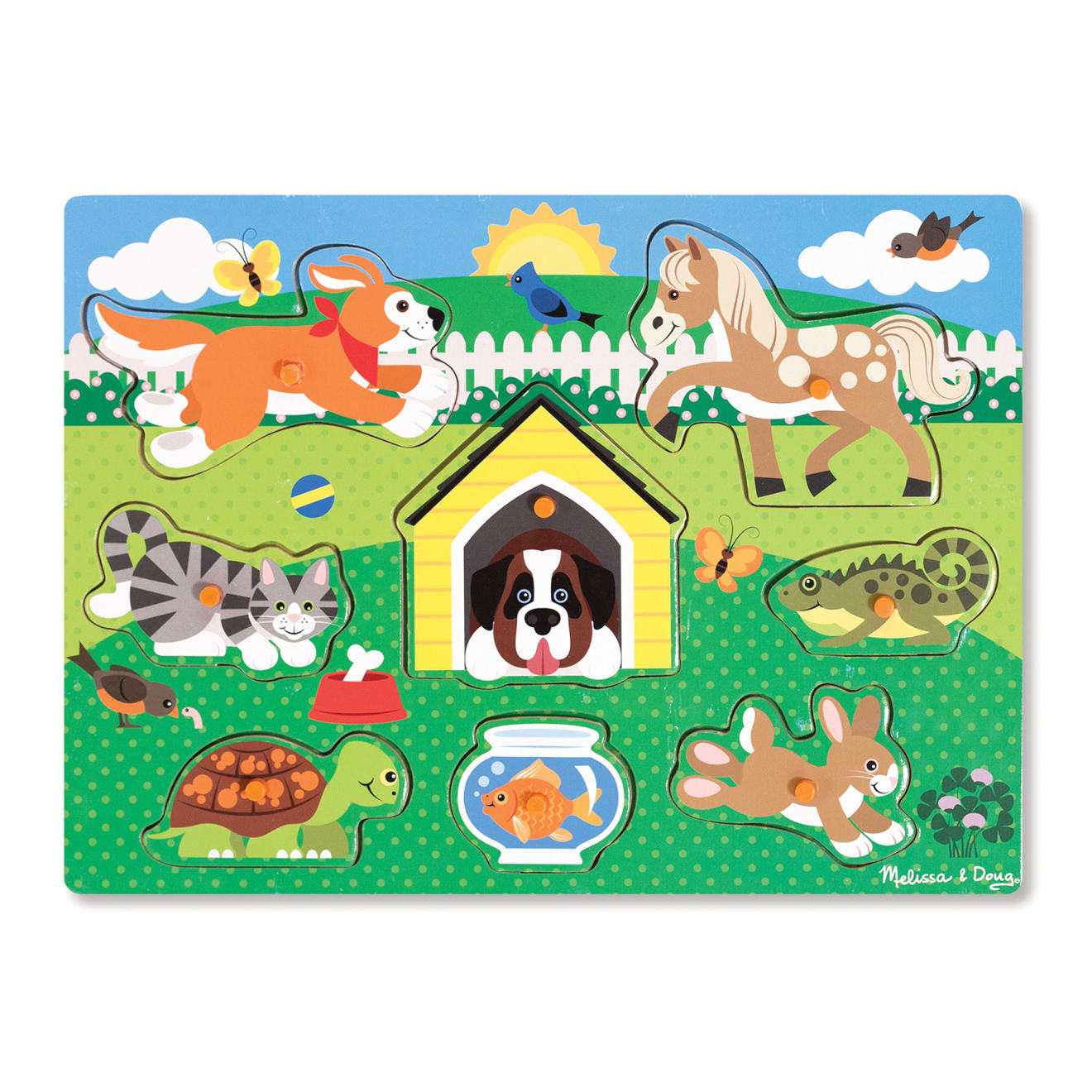 Pets Peg Puzzle - 8 Pieces A8