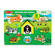 Pets Peg Puzzle - 8 Pieces C4