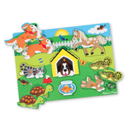 Pets Peg Puzzle - 8 Pieces C4