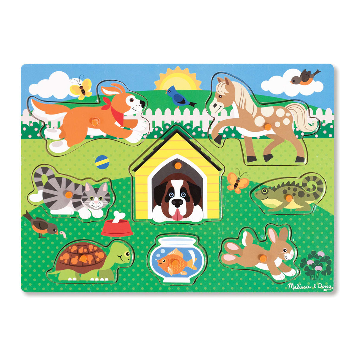 Pets Peg Puzzle - 8 Pieces H5