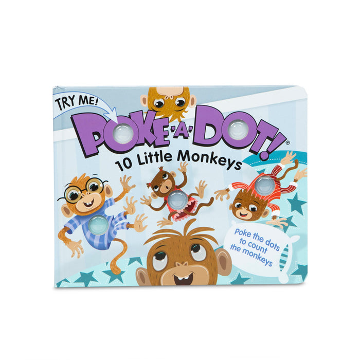 Poke-a-Dot: 10 Little Monkeys Board Book G7