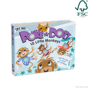 Poke-a-Dot: 10 Little Monkeys Board Book I0