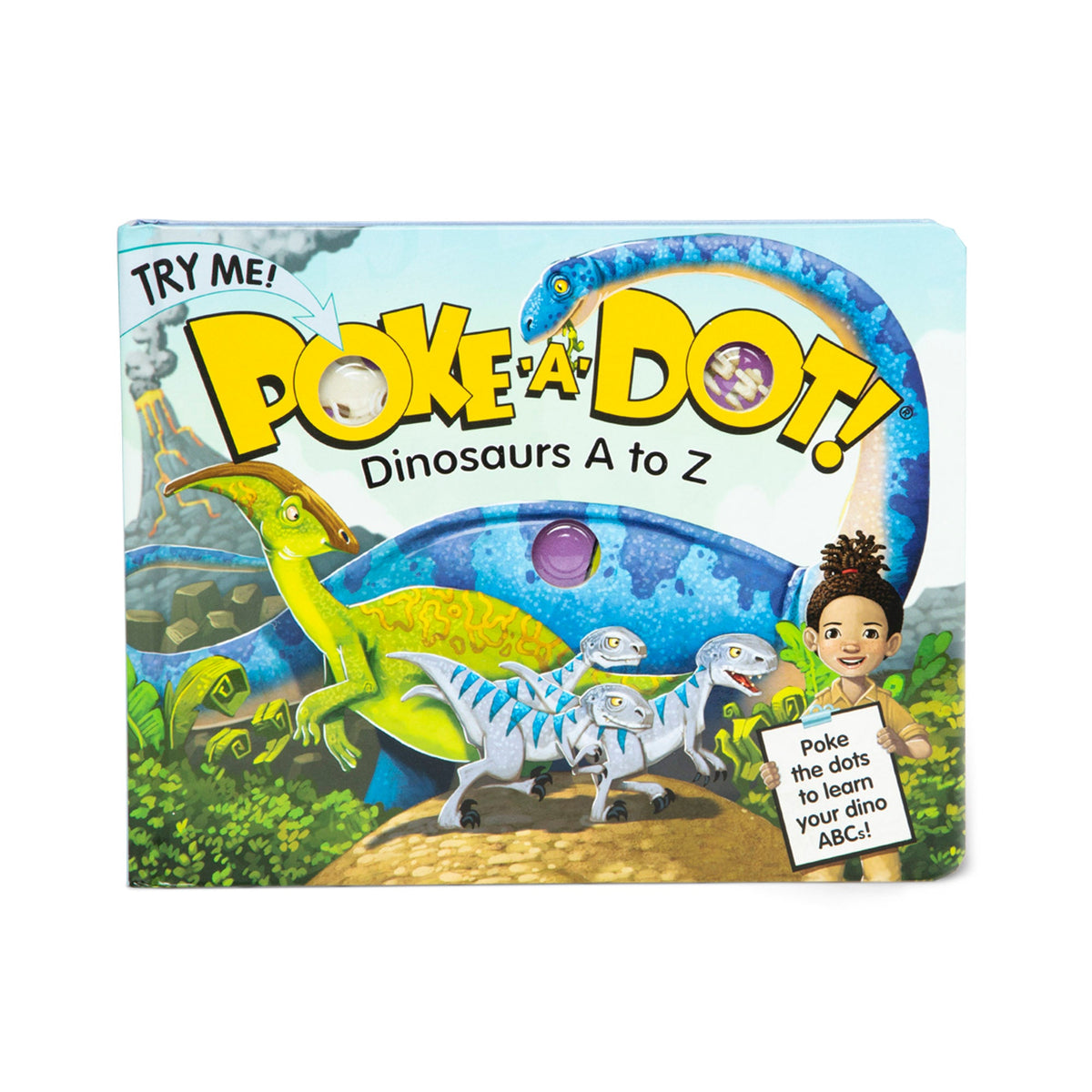 Poke-a-Dot: Dinosaurs A to Z Board Book D4