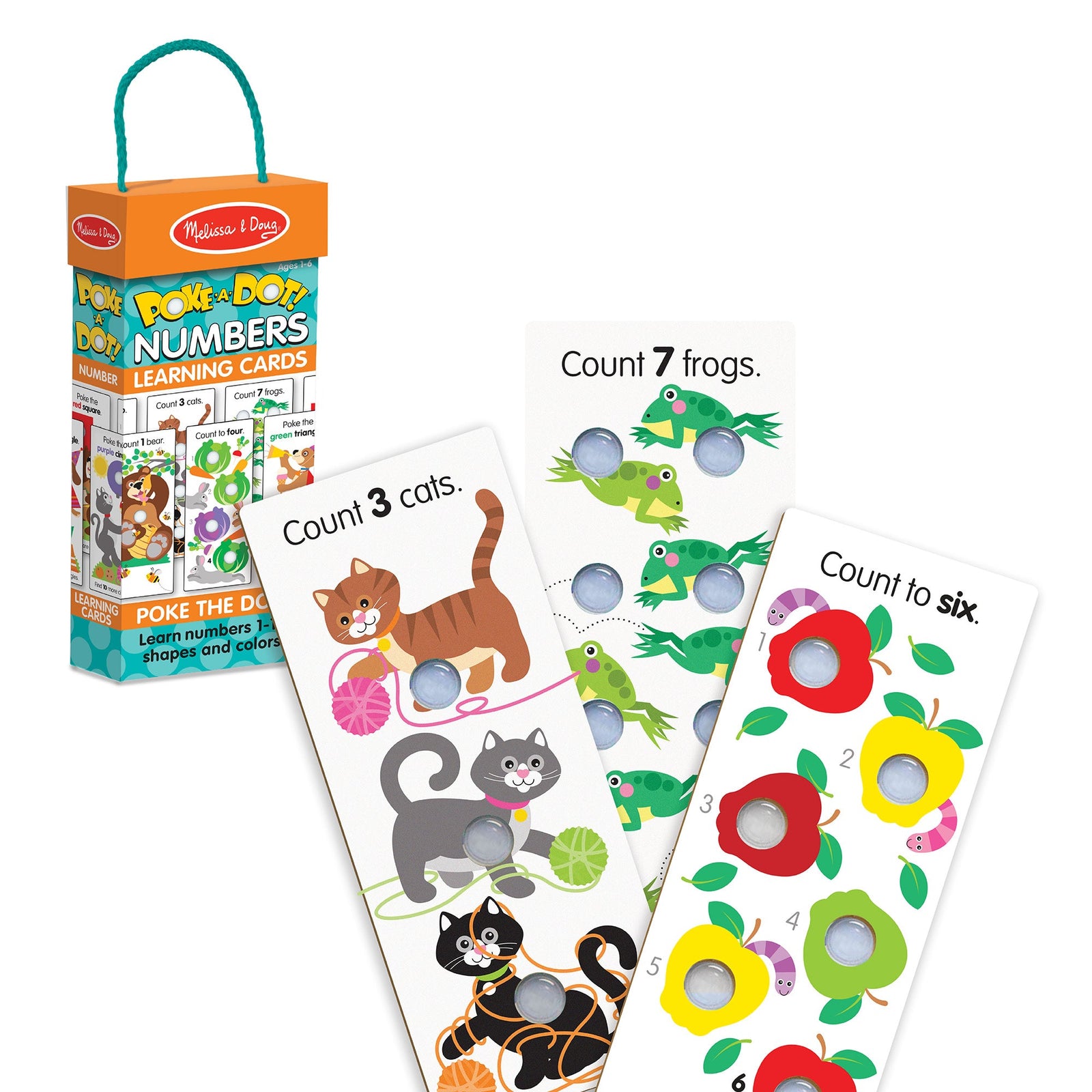 Poke-A-Dot Jumbo Number Learning Cards D7