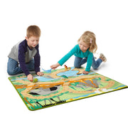 Prehistoric Playground Dinosaur Rug V6
