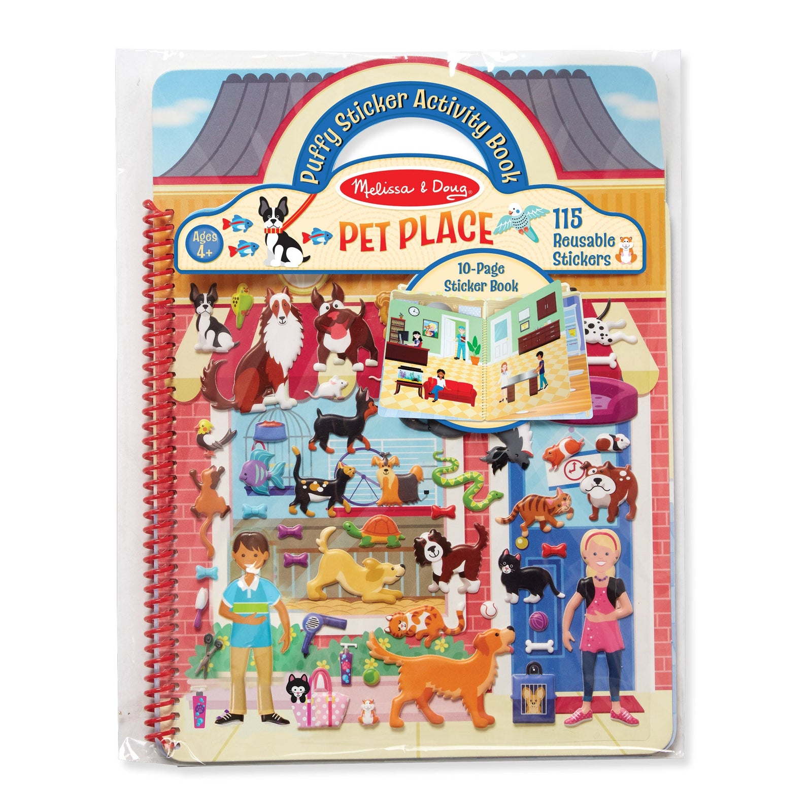 Puffy Sticker Activity Book - Pet Place R0