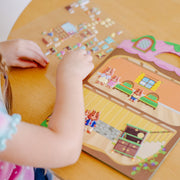 Puffy Sticker Play Set 3-Pack: On the Farm, Safari, Chipmunk House L3