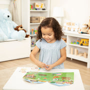 Puffy Sticker Play Set 3-Pack: On the Farm, Safari, Chipmunk House L3