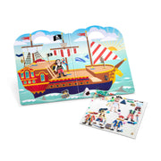 Puffy Sticker Play Set - Pirate K4
