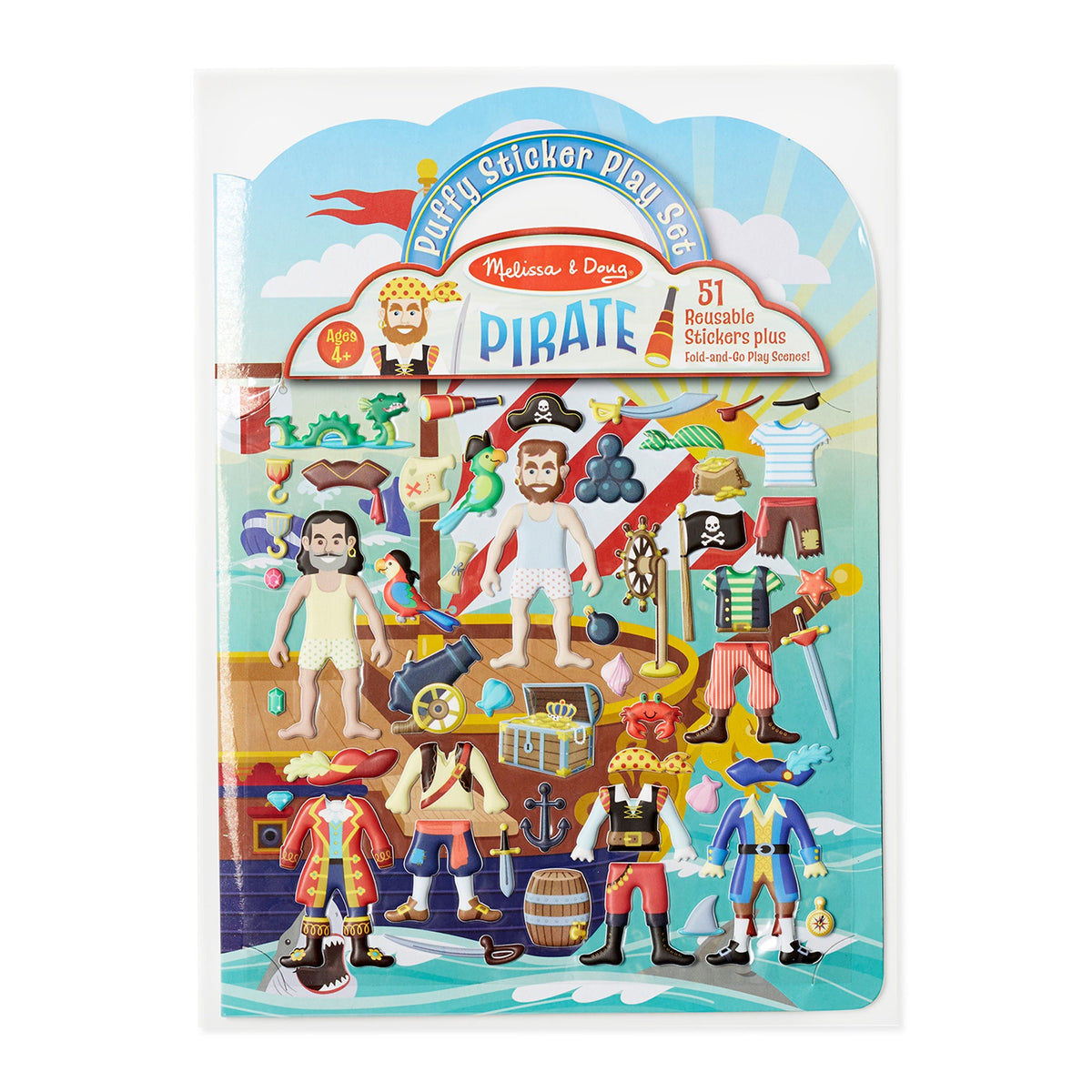 Puffy Sticker Play Set - Pirate S8
