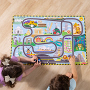 Race Around the World Tracks Floor Puzzle - 48 Pieces A0
