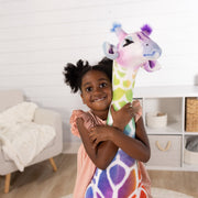 Rainbow Giraffe Lifelike Plush Z3